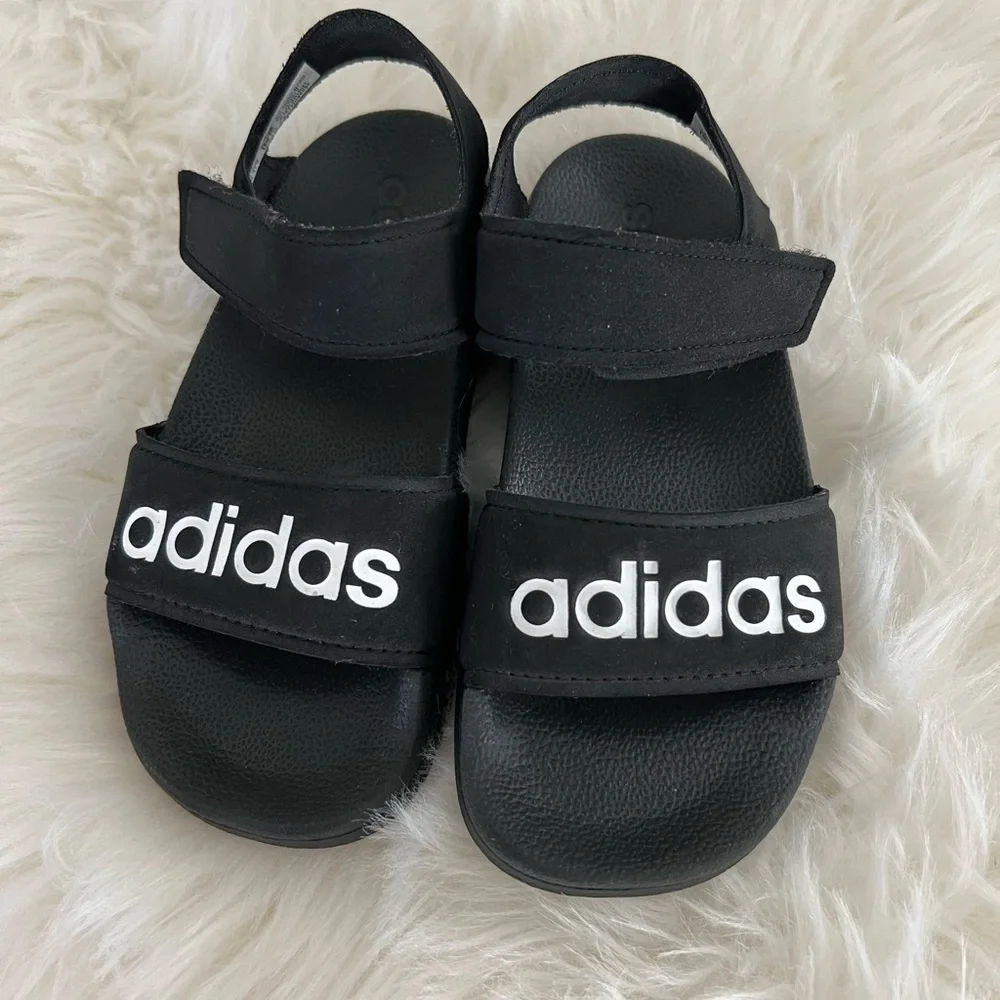 Adidas Kids Black Sandals